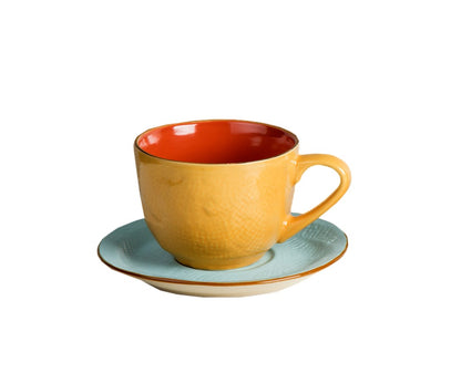 Cappuccino cup + saucer